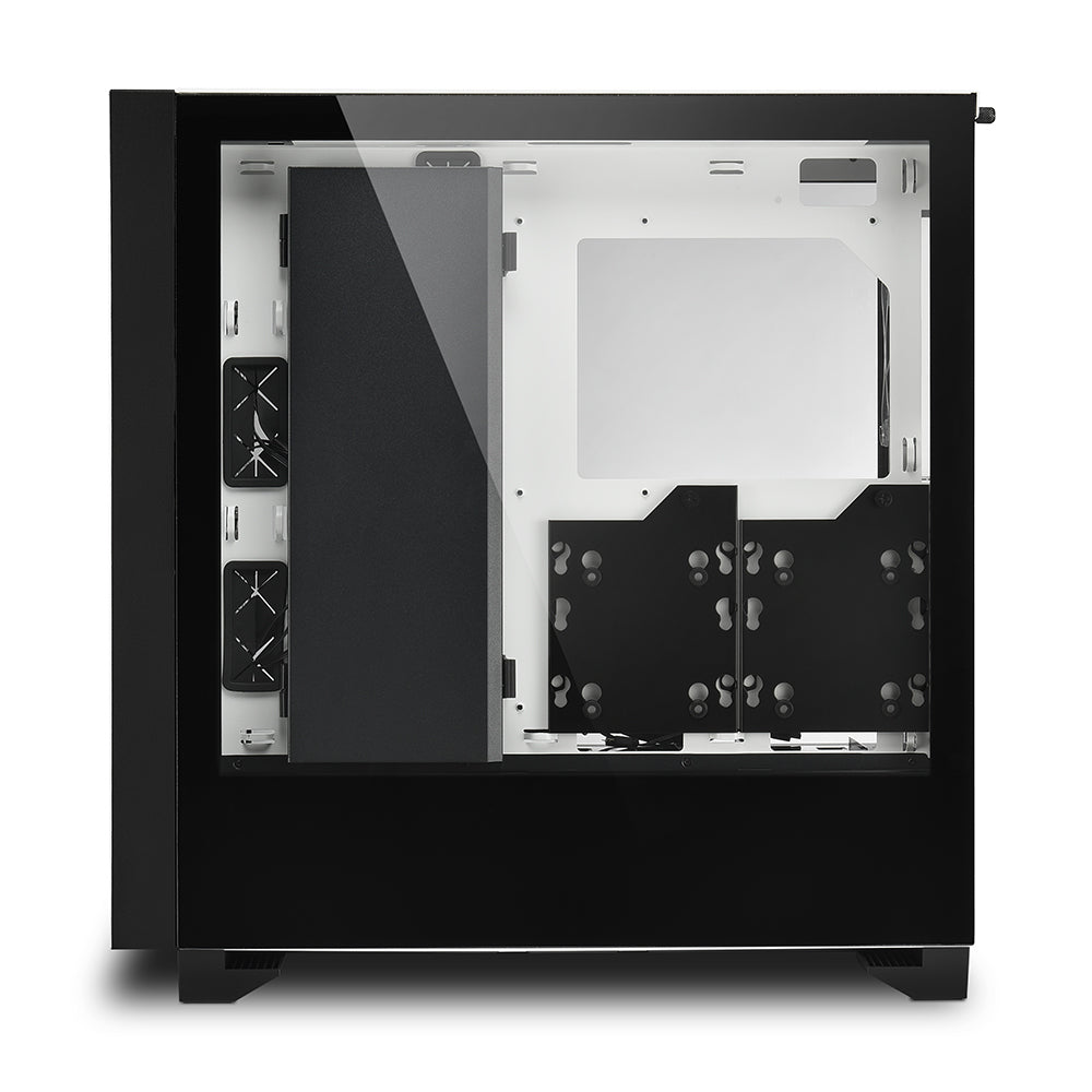 Sharkoon ELITE SHARK CA300T, big tower case (white, 2x tempered glass) Sharkoon
