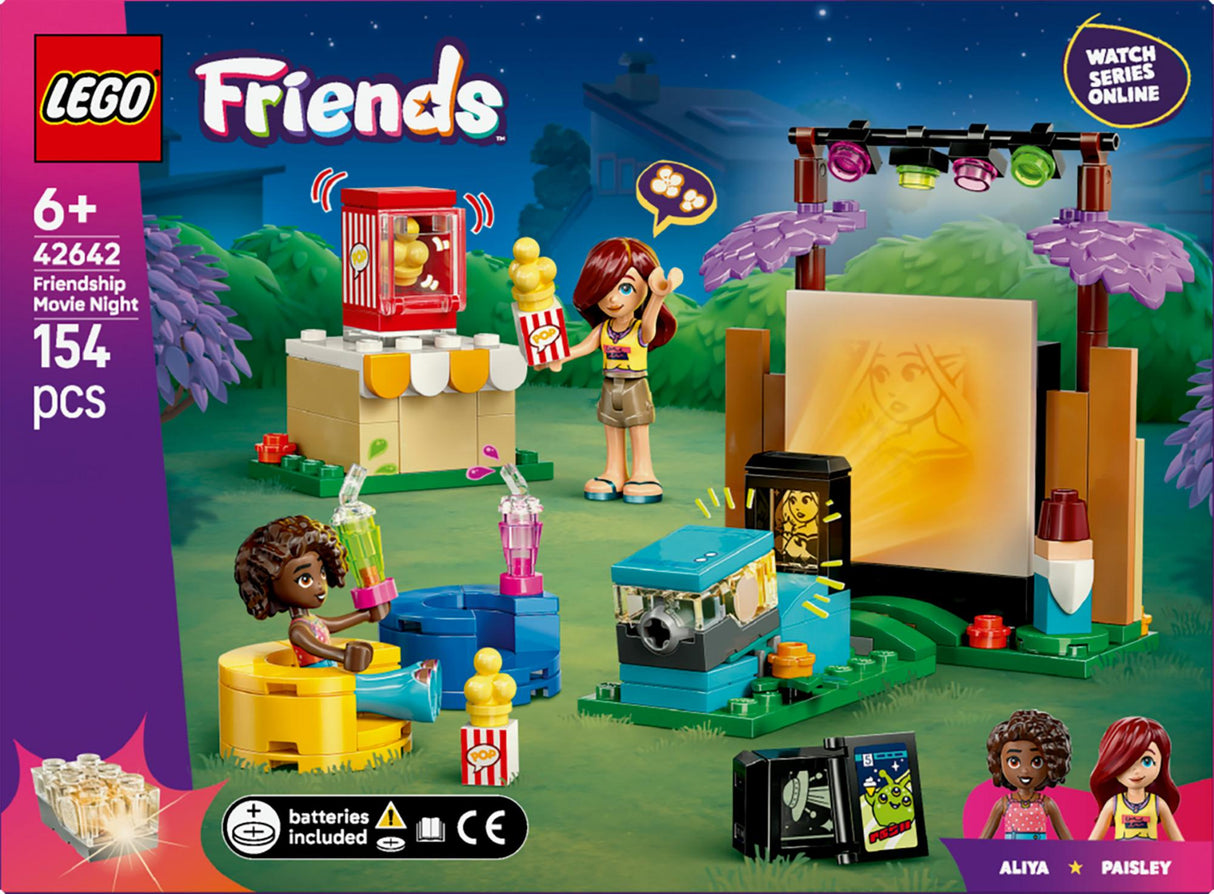 LEGO 42642 Friends Movie Night with Friends, construction toy LEGO