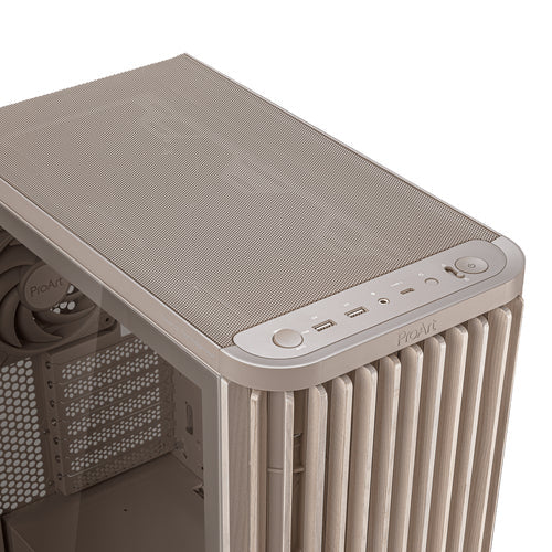 ASUS ProArt PA401 Wood Edition Beige - Tempered Glass Panel – nærbillede af produktets detaljer
