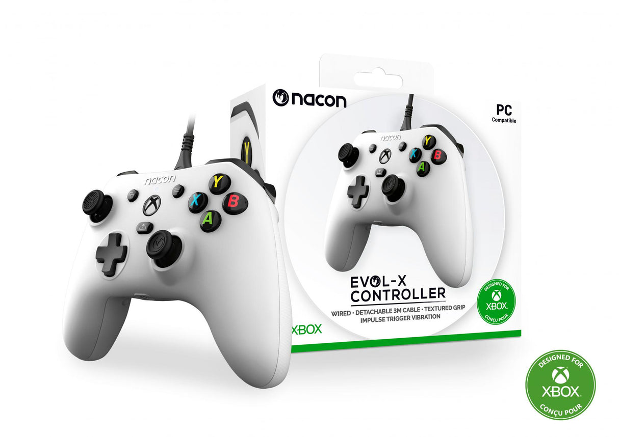 Nacon instegskontroll vit/Xbox Series X
