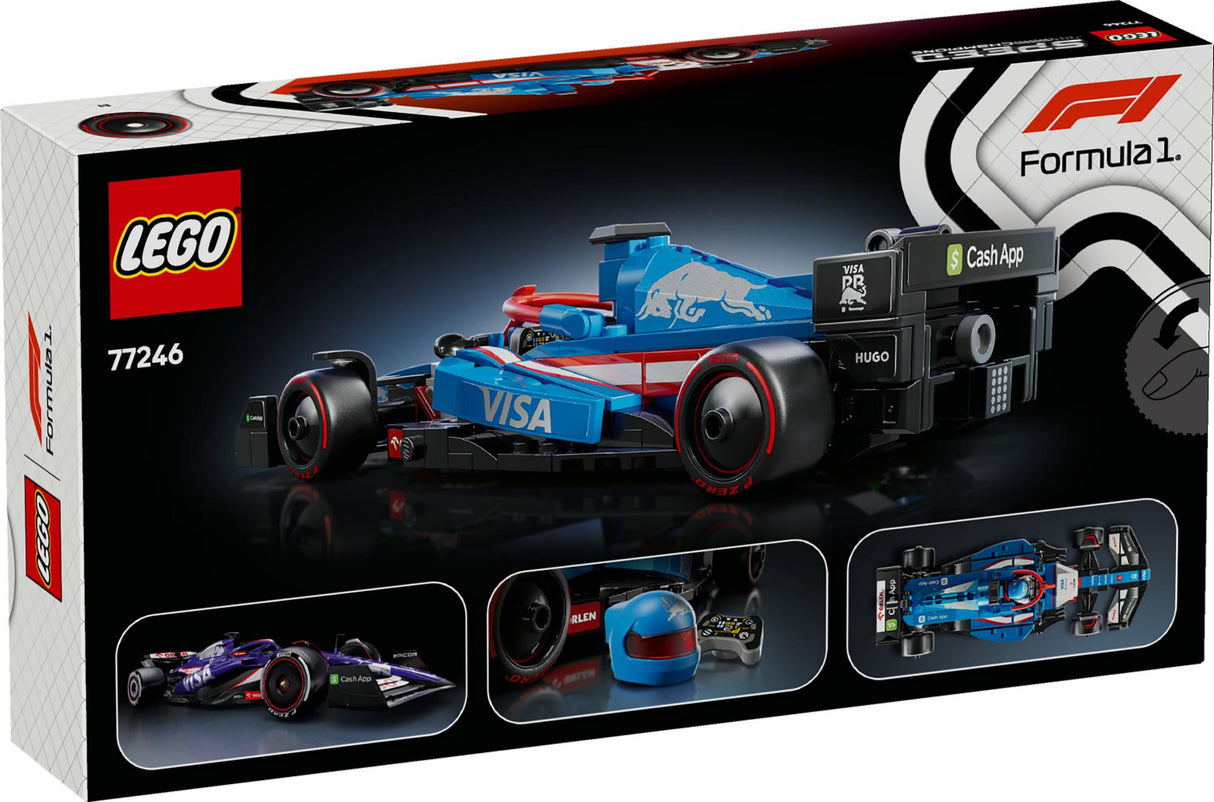 LEGO 77246 Speed Champions Visa Cash App RB VCARB 01 F1 Racing Car LEGO