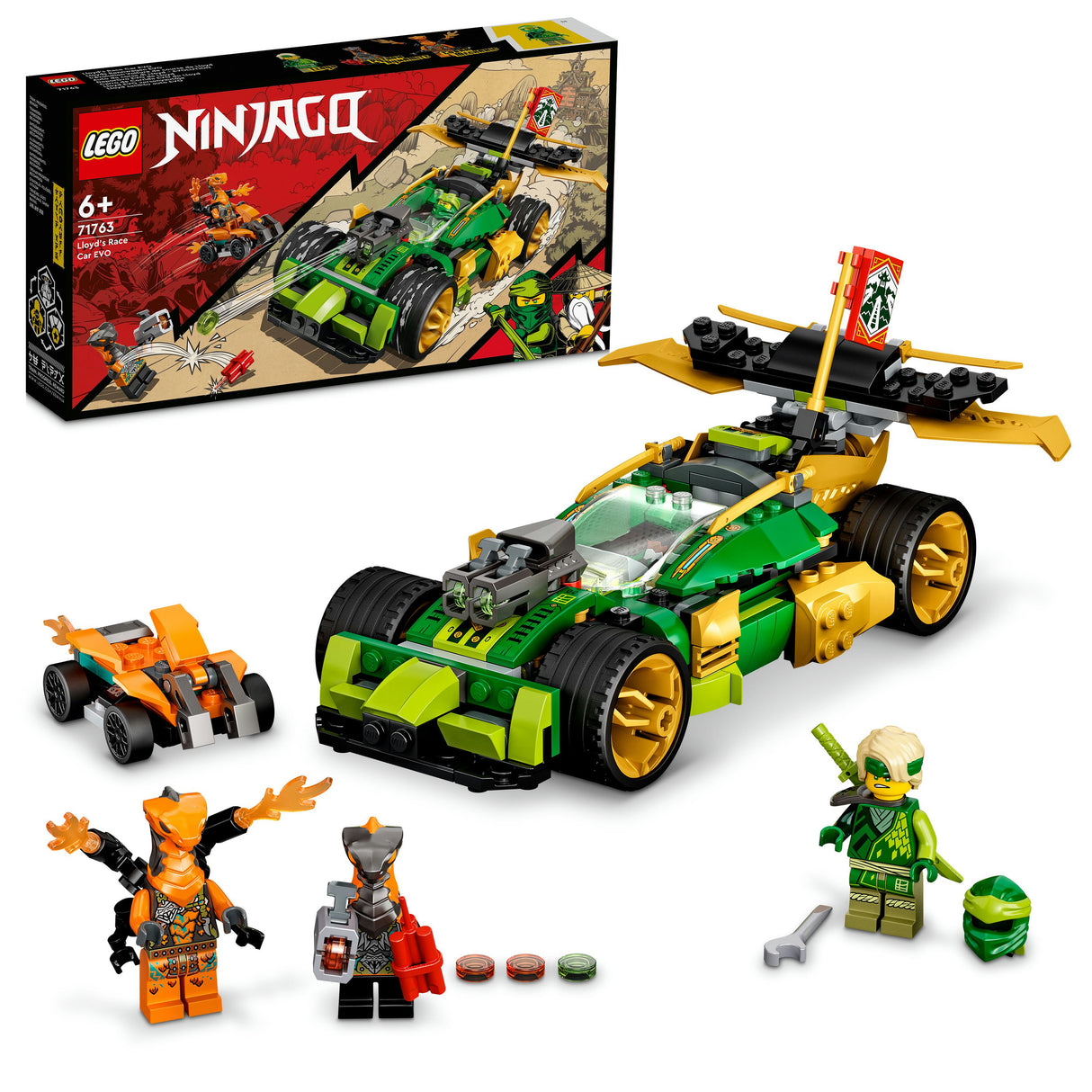 LEGO Ninjago Lloyd's Race Car EVO - 71763 LEGO