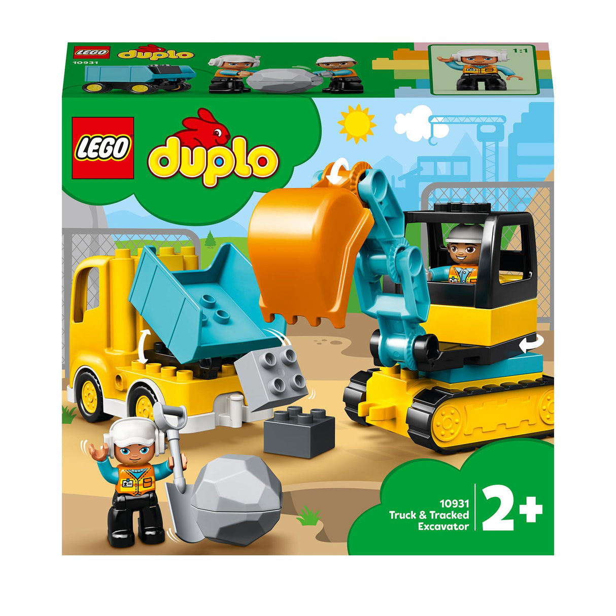 LEGO DUPLO excavators and trucks - 10931 LEGO