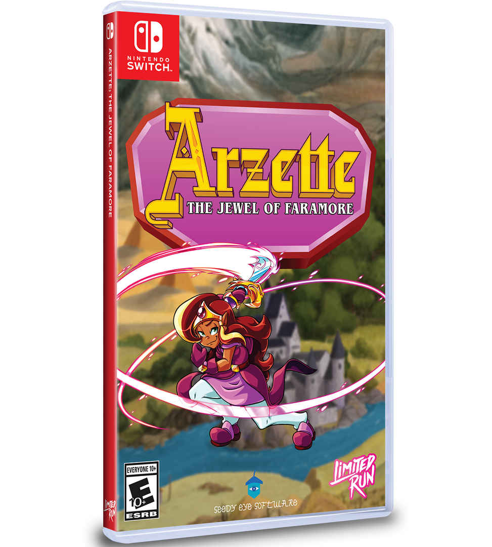Arzette: The Jewel of Faramore (Limited Run) (Import) – omslag til Nintendo Switch