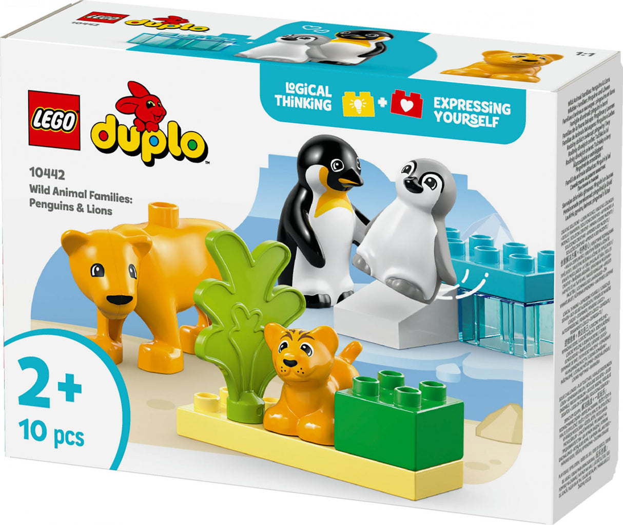 LEGO 10442 DUPLO Town wild animal families: penguins and lions LEGO