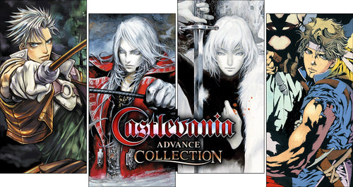 Castlevania Advance Collection - Harmony of Dissonance Cover – PlayStation 4 – spillets illustration og logo