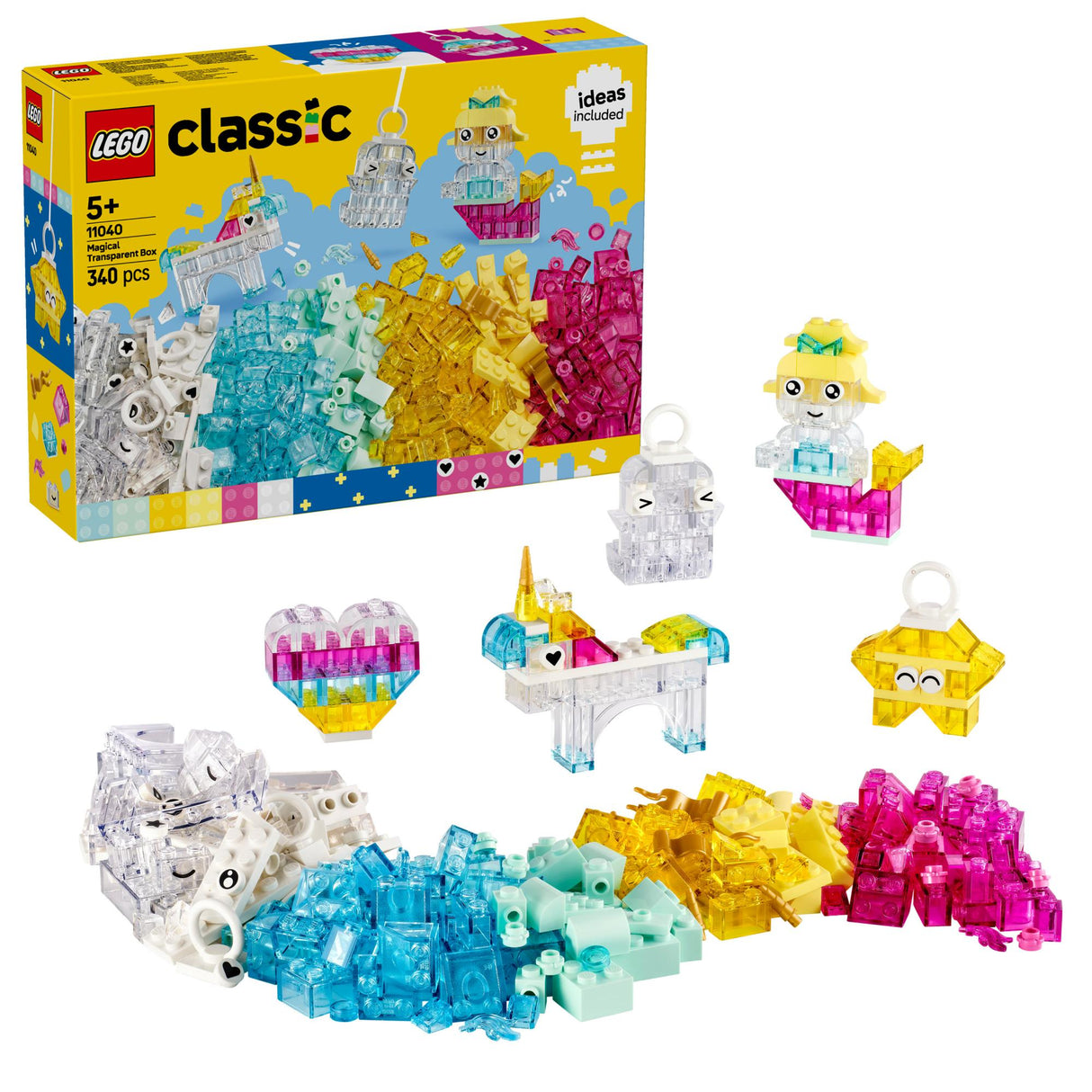 LEGO 11040 Classic magic box with transparent bricks LEGO