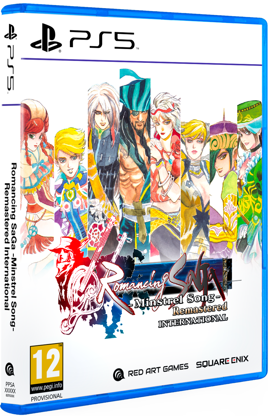 Romancing SaGa -Minstrel Song- Remastered International – PlayStation 5 – spilomslag