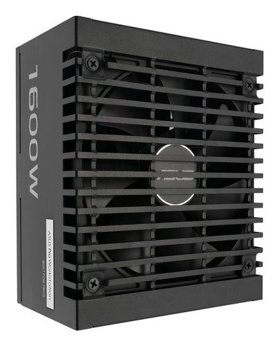 ASUS Pro WS 1600W Platinum – oprejst strømforsyning med blæsergitter