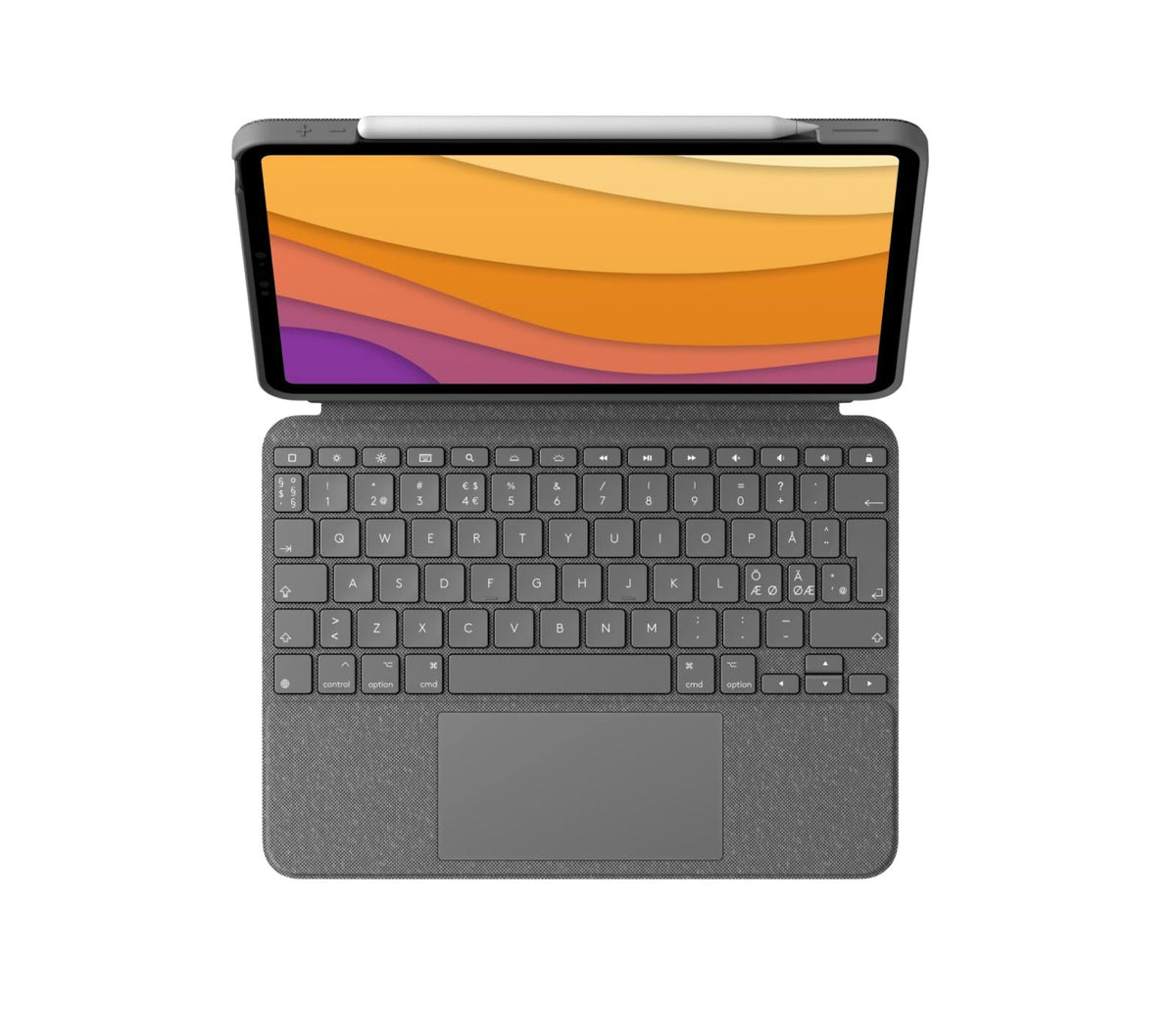 Logitech - Combo Touch Keyboard - For iPad Air ( Nordic Layout ) Logitech
