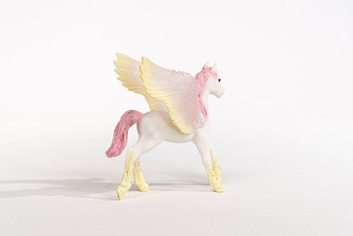 Schleich Bayala Pegasus-føl 70721 set skråt bagfra