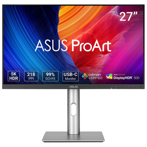 ASUS ProArt PA27JCV med 5K-, 218 ppi- og farvedækningsoversigt