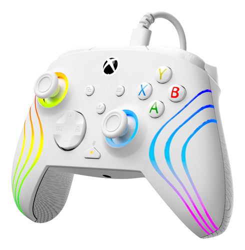 Turtle Beach Afterglow Wave Wired – Xbox/PC, hvid – Set skråt fra venstre