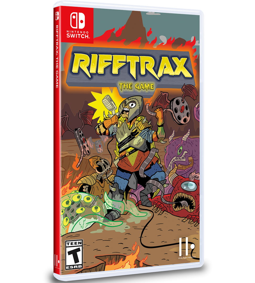 RiffTrax: The Game (Limited Run) (Import) – Nintendo Switch-emballage