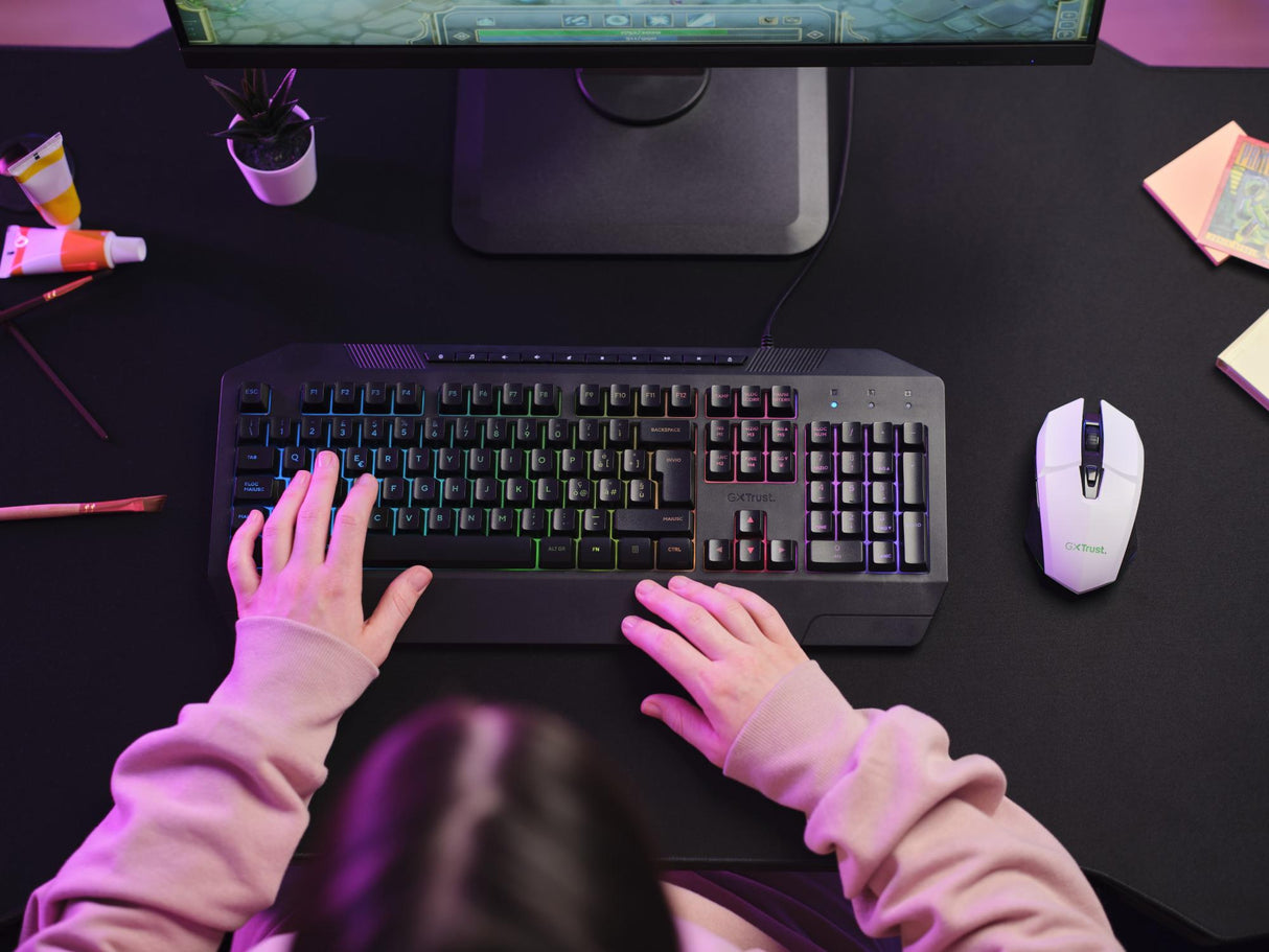 TRUST GXT110W FELOX TRÅDLØS MUS - HVID