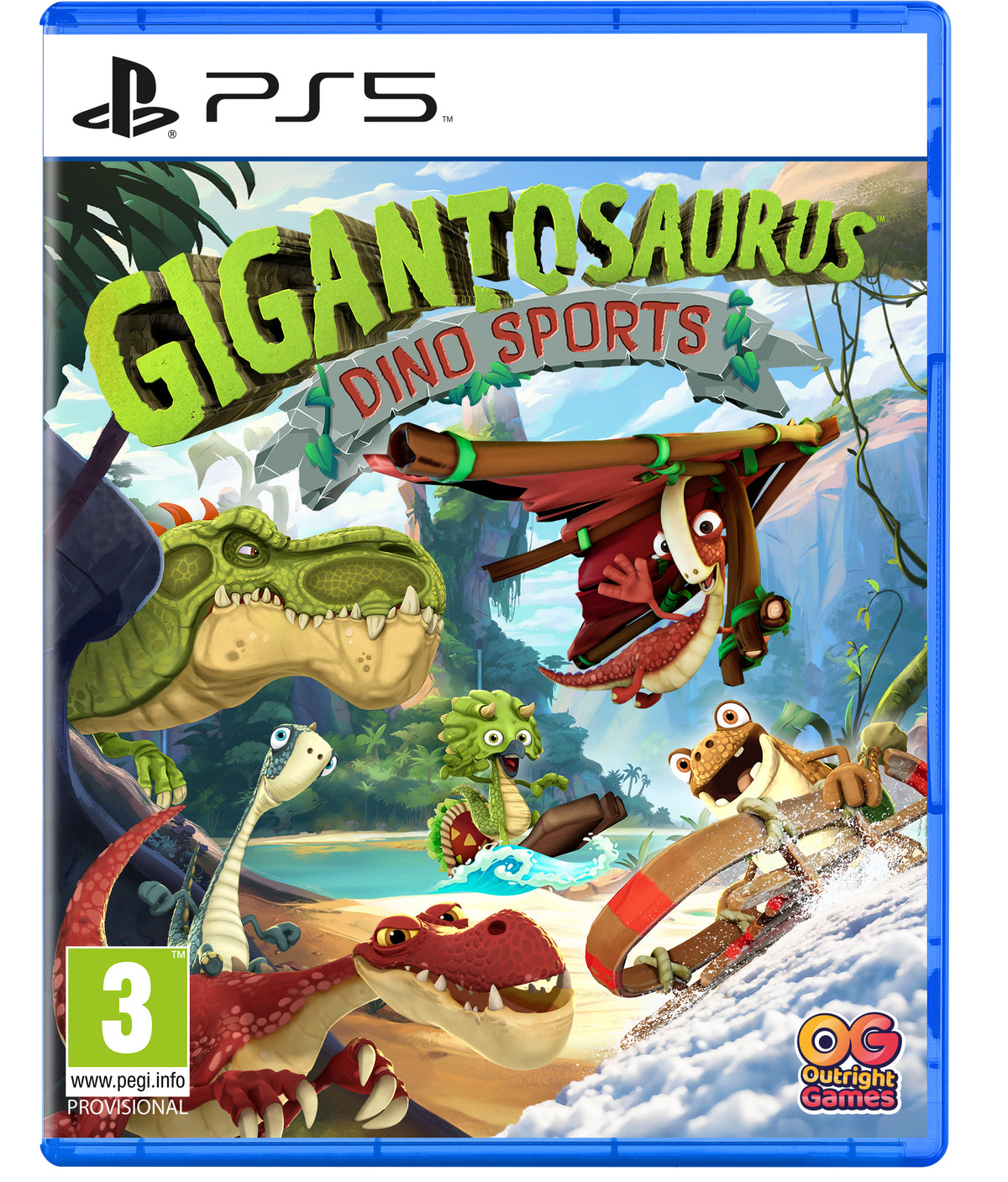 Gigantosaurus: Dino Sports – PlayStation 5 – spilomslag