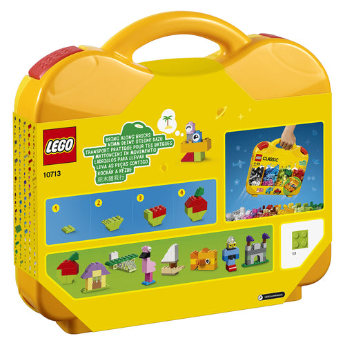 LEGO Classic 10713 – Kreativ kuffert – Sorteringskuffert set bagfra