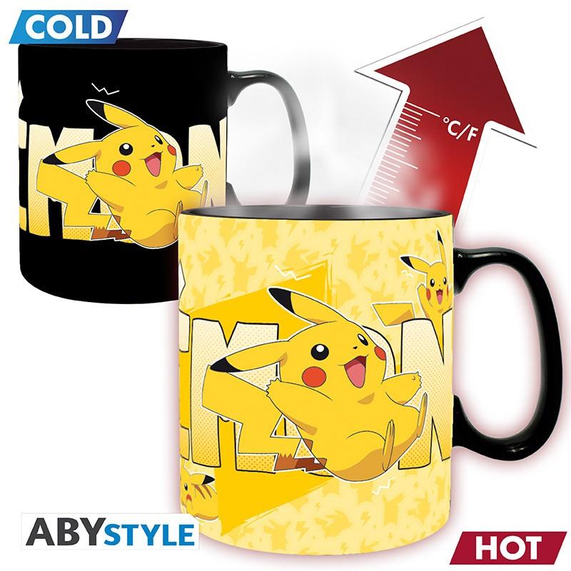 Pokemon Mug Heat Change - Pikachu - 460 ml Abysse