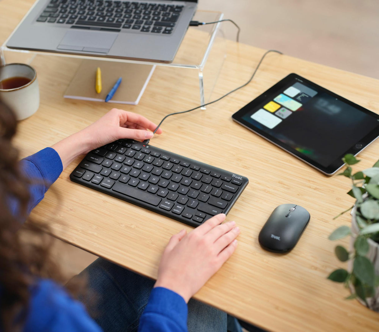 TRUST LYRA WL TASTATUR & MUS