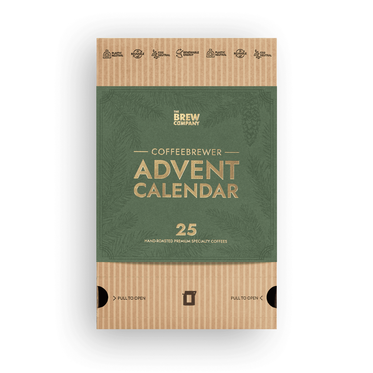 The Brew Company Original kaffejulekalender 2026 – 25 bryggere – kalenderens lukkede emballage