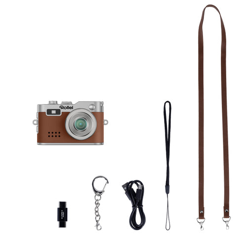 Rollei Mini digitalkamera – brun – detalje eller anvendelse 8
