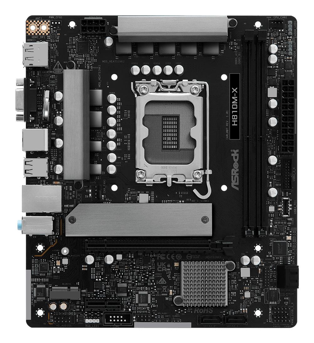 ASRock H810M-X Micro-ATX LGA1851 ASRock