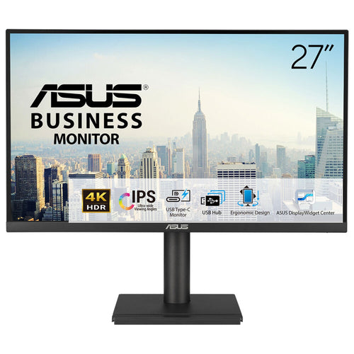 ASUS VA27UCPS 4K IPS-skærm med USB-C og 65 W strømforsyning