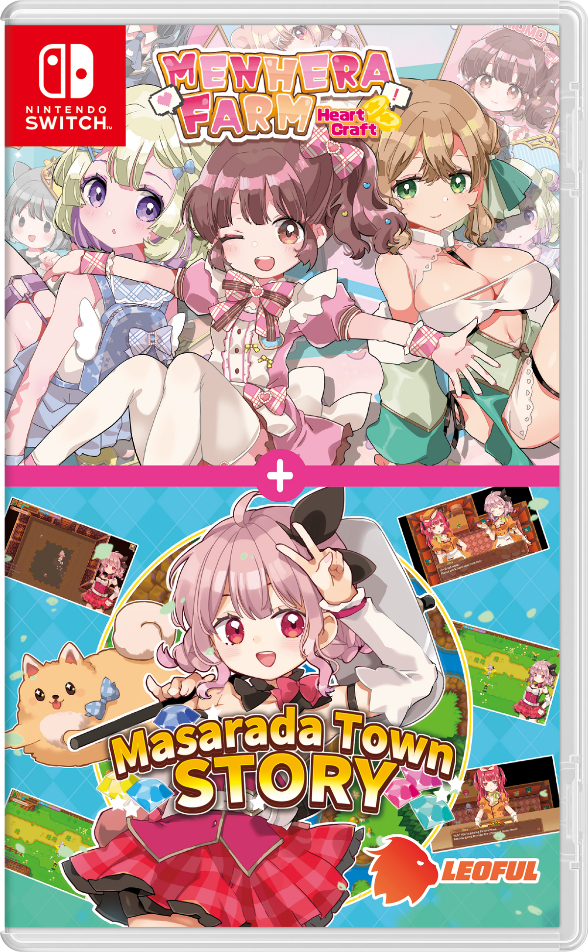 Menhera Farm + Masarada Town Story – Nintendo Switch – forside