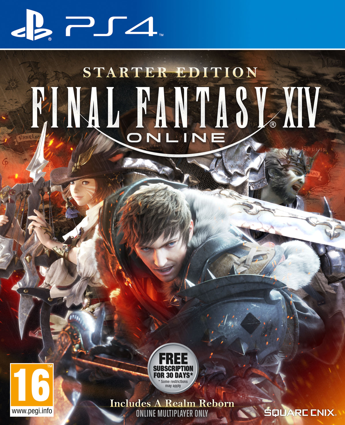 Final Fantasy XIV: Online Starter Edition (FR/Multi in Game) – PlayStation 4 – spilomslag
