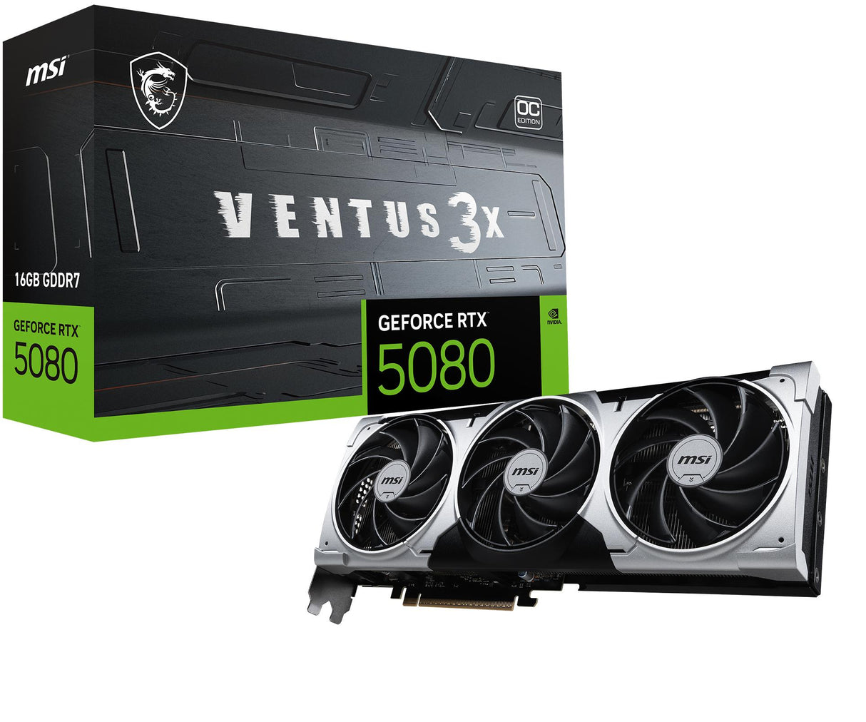MSI GeForce RTX 5080 16G VENTUS 3X OC PLUS