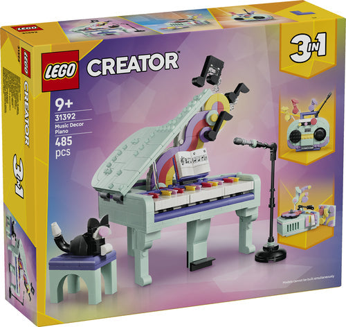 LEGO Creator Musikpynt: Klaver med Kat Lego