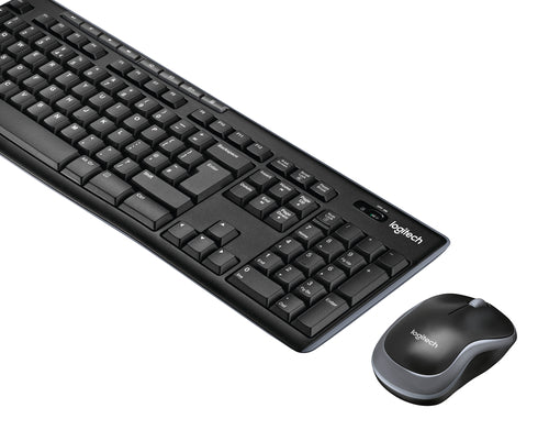 Logitech - MK270 Wireless Keyboard and Mouse Combo Set - Nordic Layout Logitech