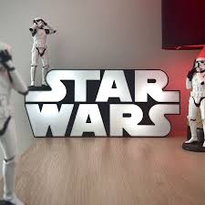 Star Wars Logo Lampe