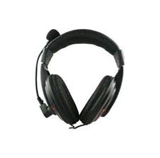 Deltaco HL-56 Ledningsført Headset - Sort Deltaco