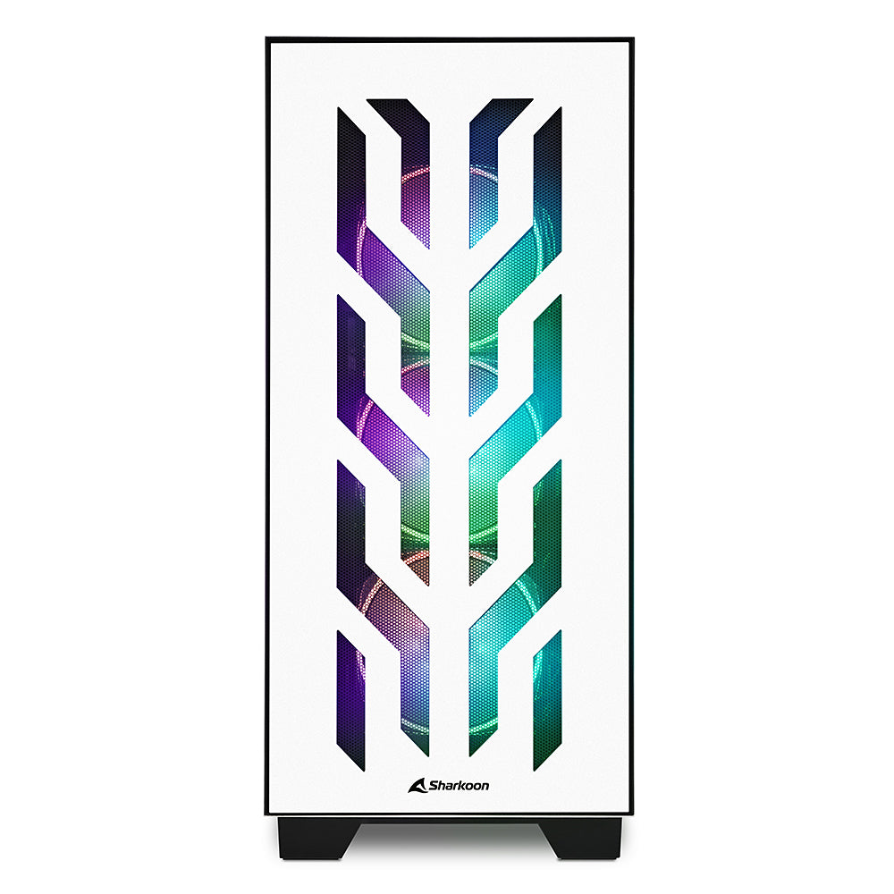 Sharkoon ELITE SHARK CA300T, big tower case (white, 2x tempered glass) Sharkoon