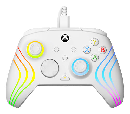 Turtle Beach Afterglow Wave Wired – Xbox/PC, hvid – Front med knapper