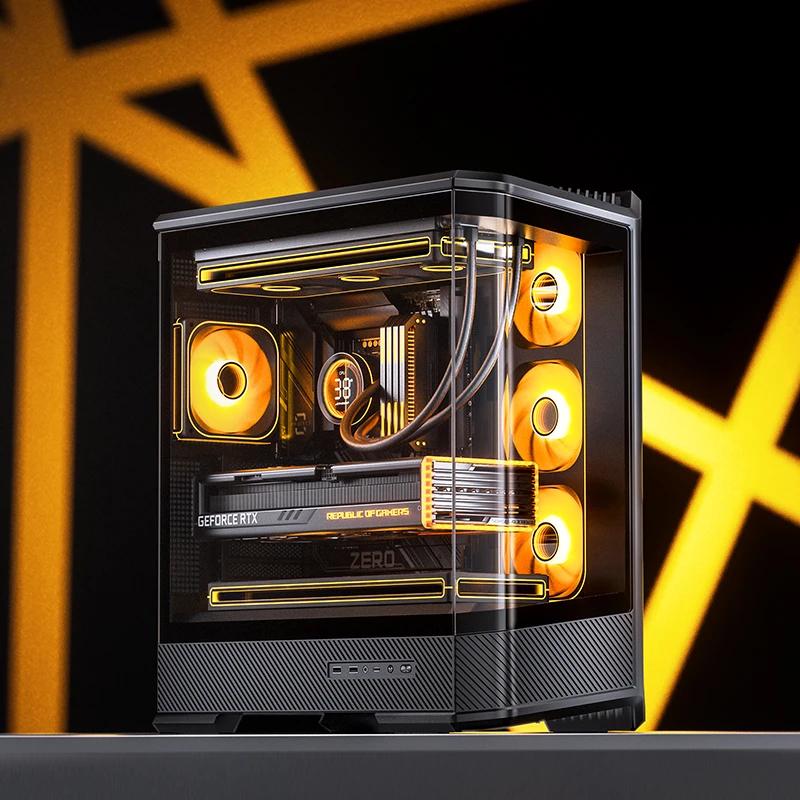 Jonsbo D400 Midi Tower, ATX, Tempered Glass - black Dongguan Sibositong Industrial Co., Ltd. (Jonsbo)