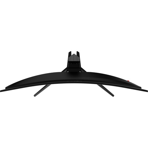 MSI MAG 321CUPDF – 31,5″ buet 4K-gamingskærm, 160 Hz – stativfod set ovenfra