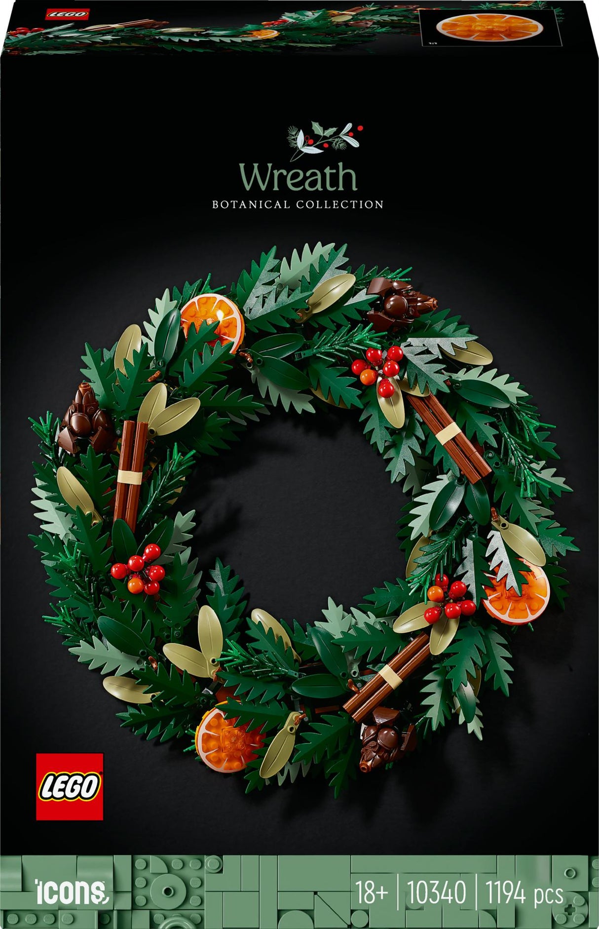 LEGO 10340 Icons Christmas Wreath LEGO