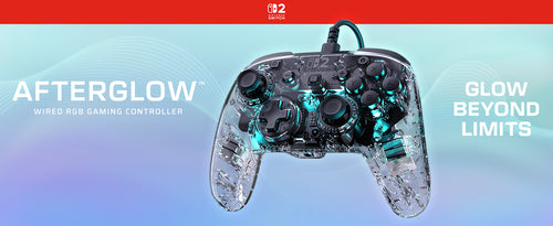 Turtle Beach Afterglow Clear Wired – Switch-controller – Illustration af lys