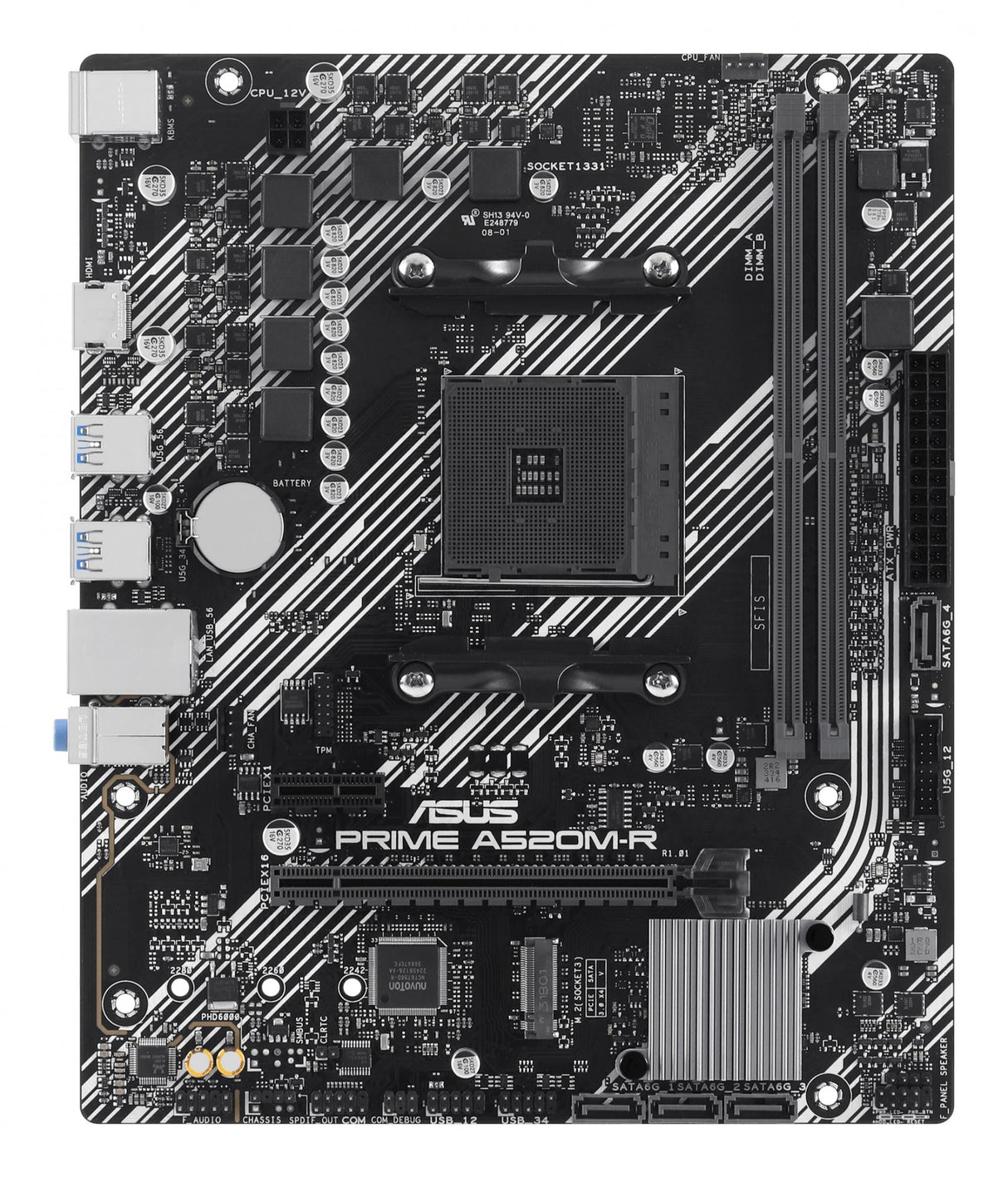 ASUS PRIME A520M-R Micro-ATX Socket AM4 AMD A520 ASUSTeK COMPUTER