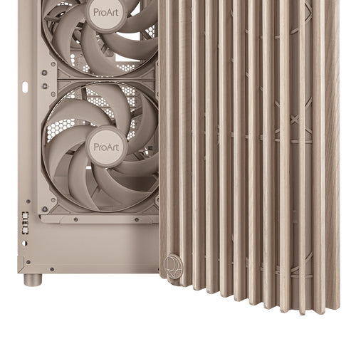 ASUS Proart PA401 Wood Mesh PWM Beige – nærbillede af produktets detaljer (vinkel 2)