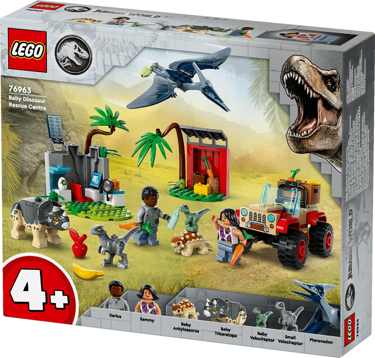 LEGO 76963 Jurassic World Baby Dinosaur Rescue Center LEGO
