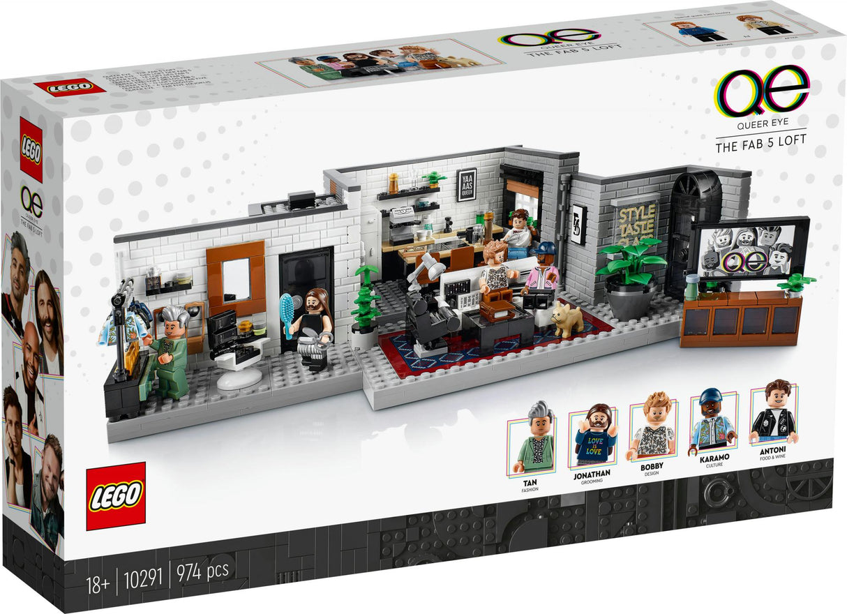 LEGO Icons - Queer Eye – The Fab 5 Loft (10291) LEGO