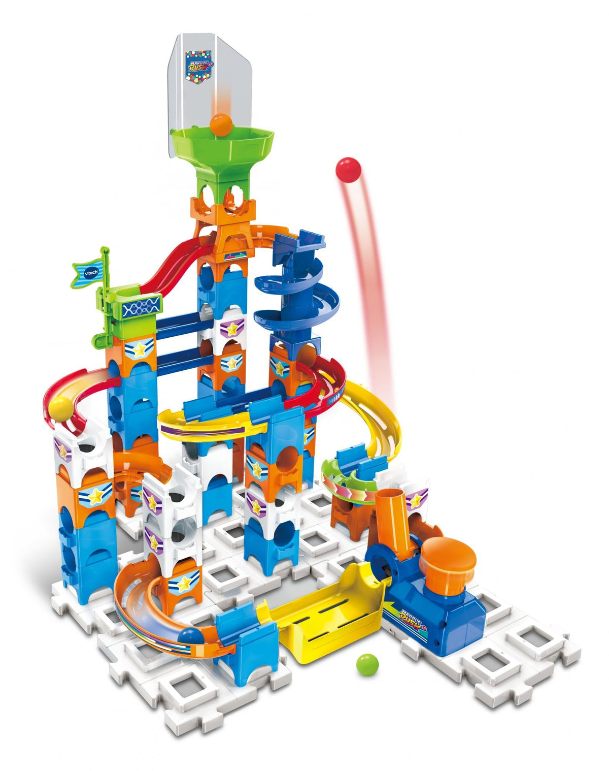 VTech Marble Rush Adventure Set S100 – kuglebane med 62 byggedele – produktbillede 2