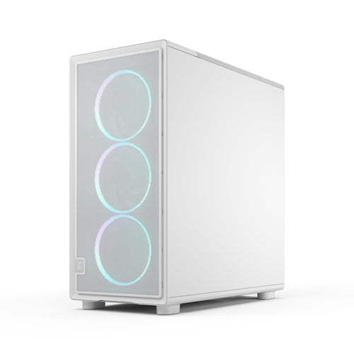 Midi Epoch XL White TG RGB Clear tint Fractal design