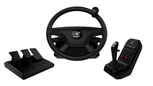 Aerosoft Truck & Bus Wheel System – rat, gearskifte og pedaler til PC – produktbillede 2