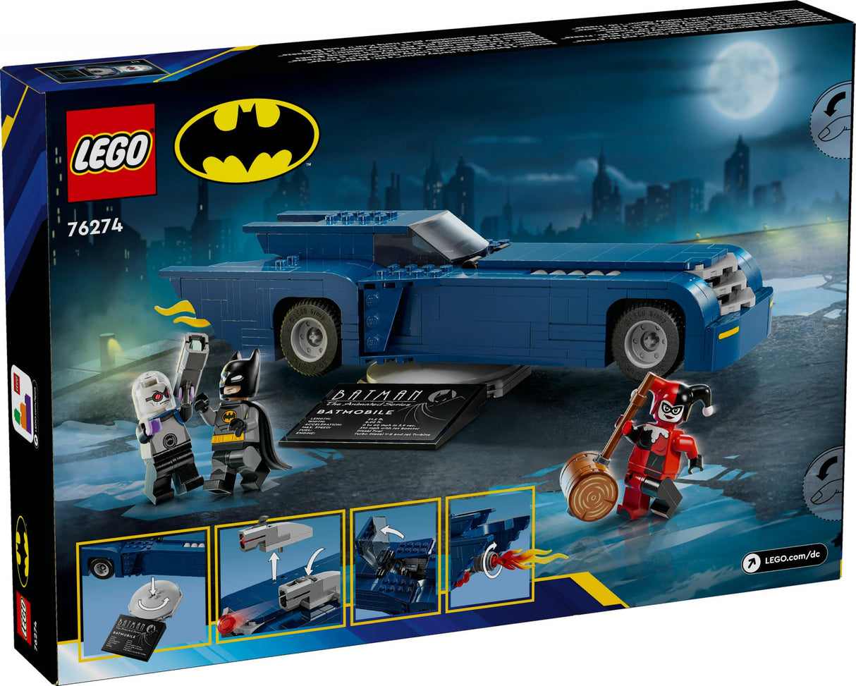 LEGO 76274 DC Super Heroes Batman in the Batmobile vs. Harley Quinn and Mr. Freeze LEGO