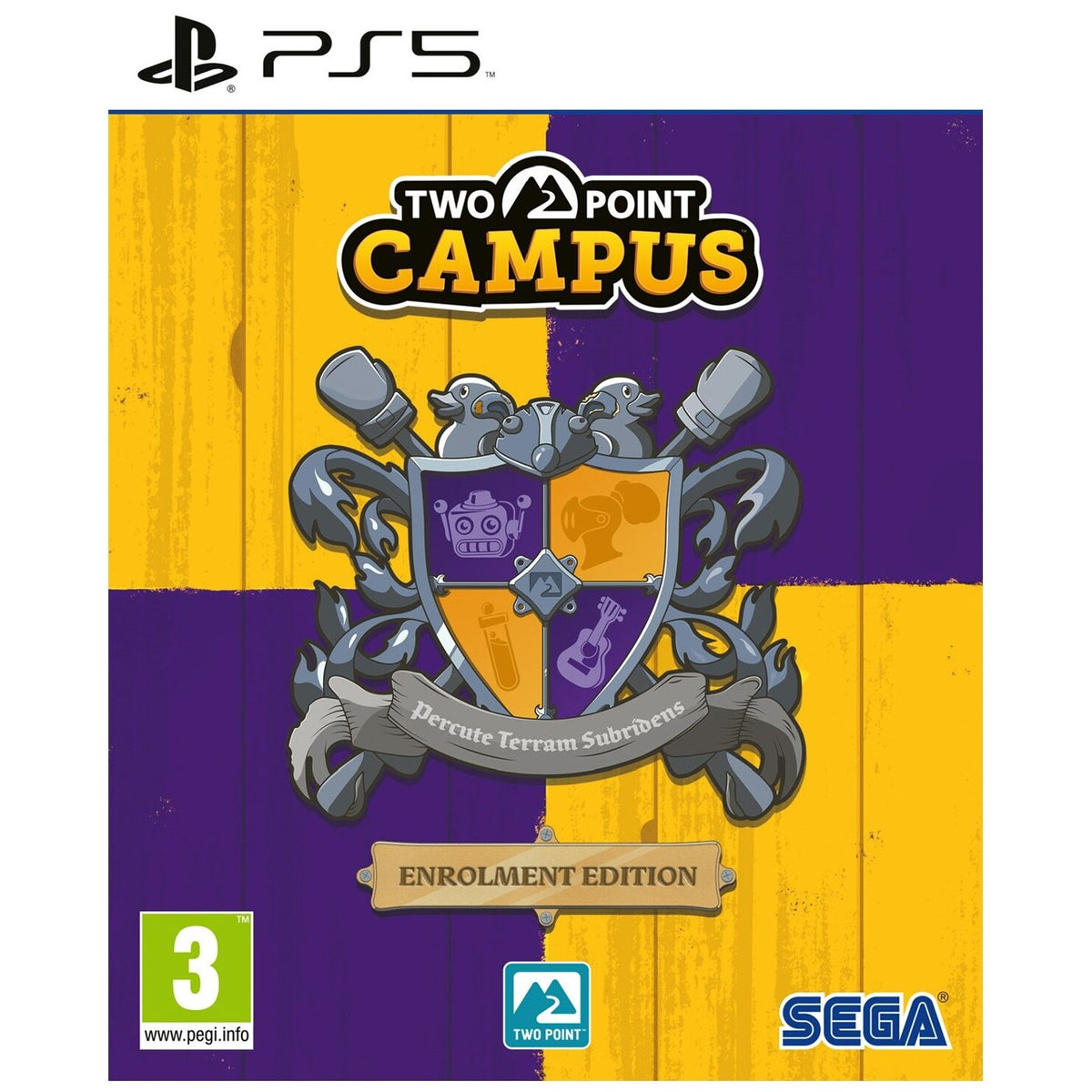 Two Point Campus - Enrolment Edition – PlayStation 5 – spilomslag