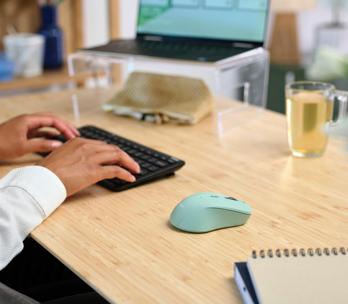 TRUST MYDO SILENT TRÅDLØS MUS - GRØN